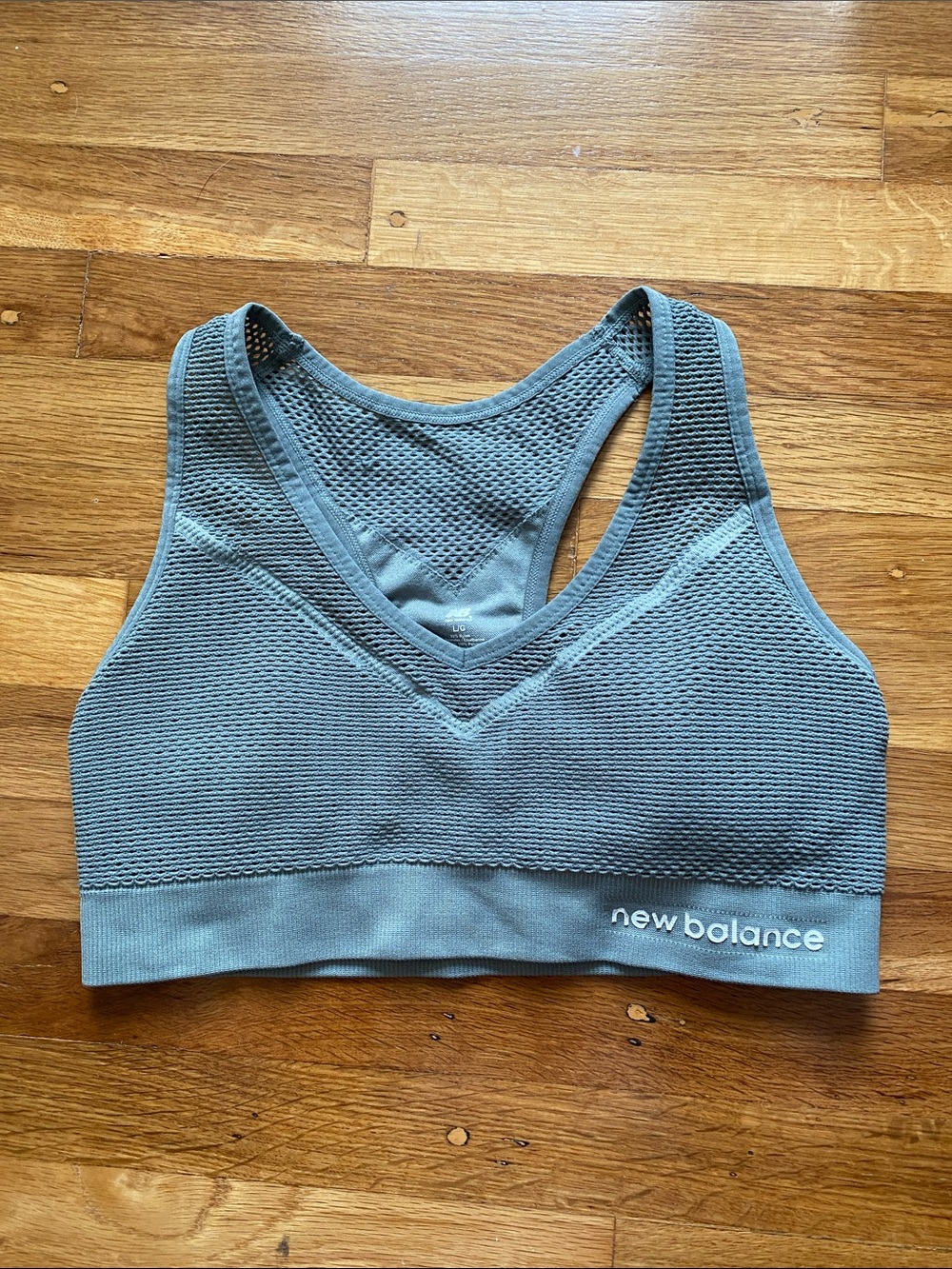 Green sports bra